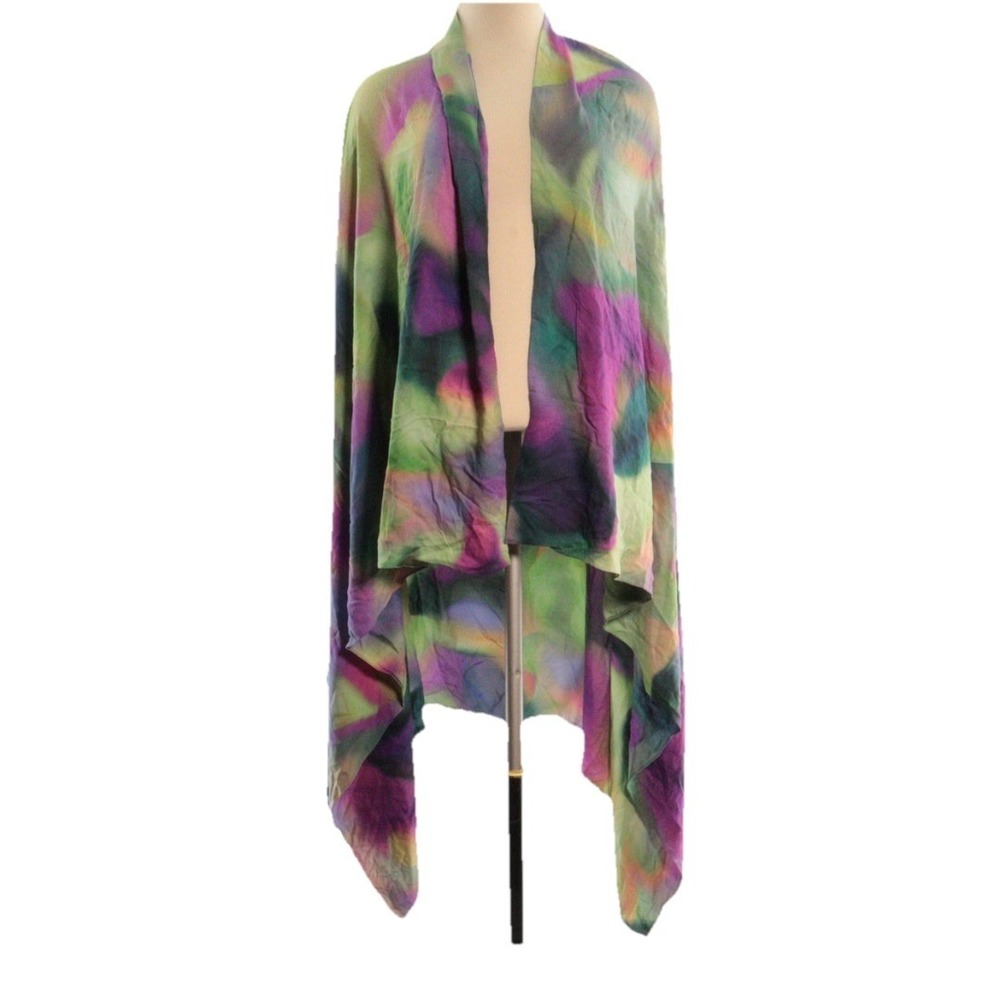 Athleta Alicia Keys Daybreak Coverup Wrap Colorful Summer Travel Beach OS